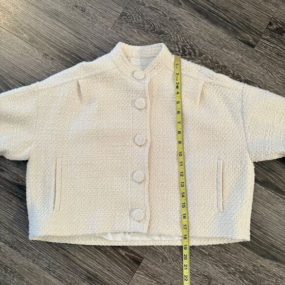 Rebecca Taylor Winter Tweed Crop Jacket - Picture 9 of 10